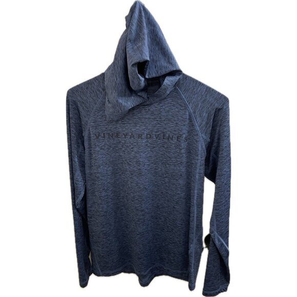 Vineyard Vines Other - Vineyard Vines Men’s S Performance Long Sleeve Hooded Crew Neck Shirt Blue